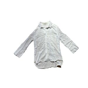 Anthropologie Women's Cloth & Stone White button down shirt. Lyocell. Size Small